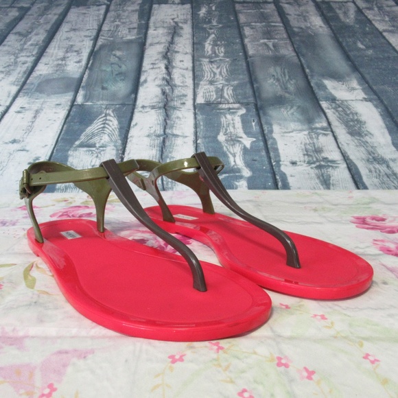 hunter jelly sandals